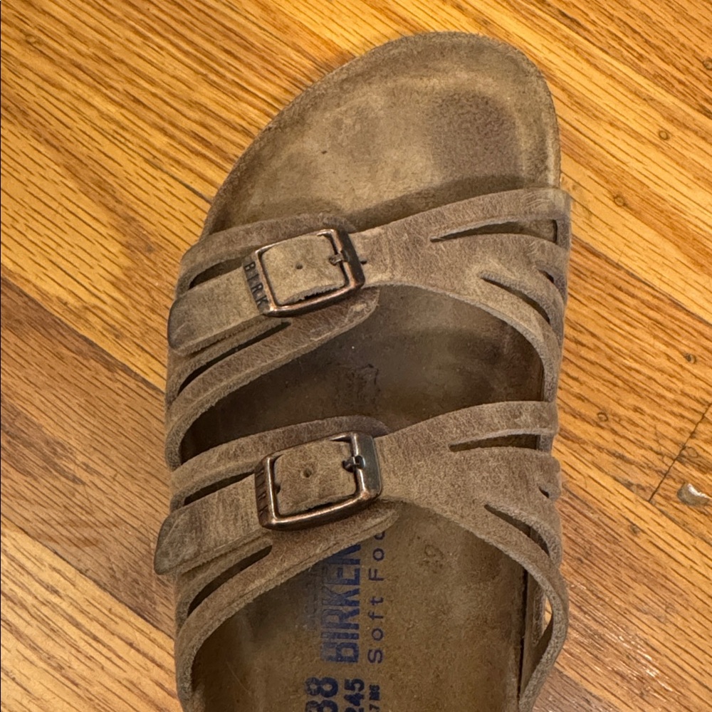 Birkenstock Granada Sandal | Soft Footbed | Tobacco Oiled Leather | 38N